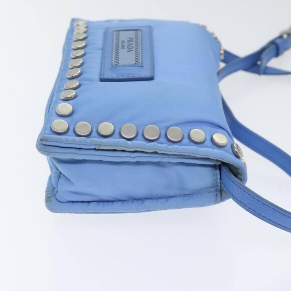PRADA Shoulder Bag Nylon Blue Auth 89790 - Picture 5 of 16